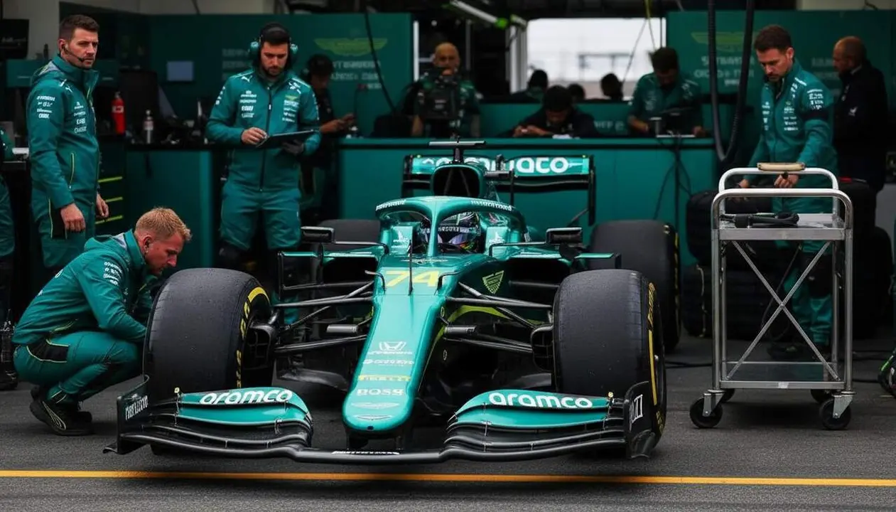  Aston Martin far&agrave; partir l'AMR27 de zero despr&eacute;s dels problemes de l'AMR26, segons Cardile - Imagen generada por IA 