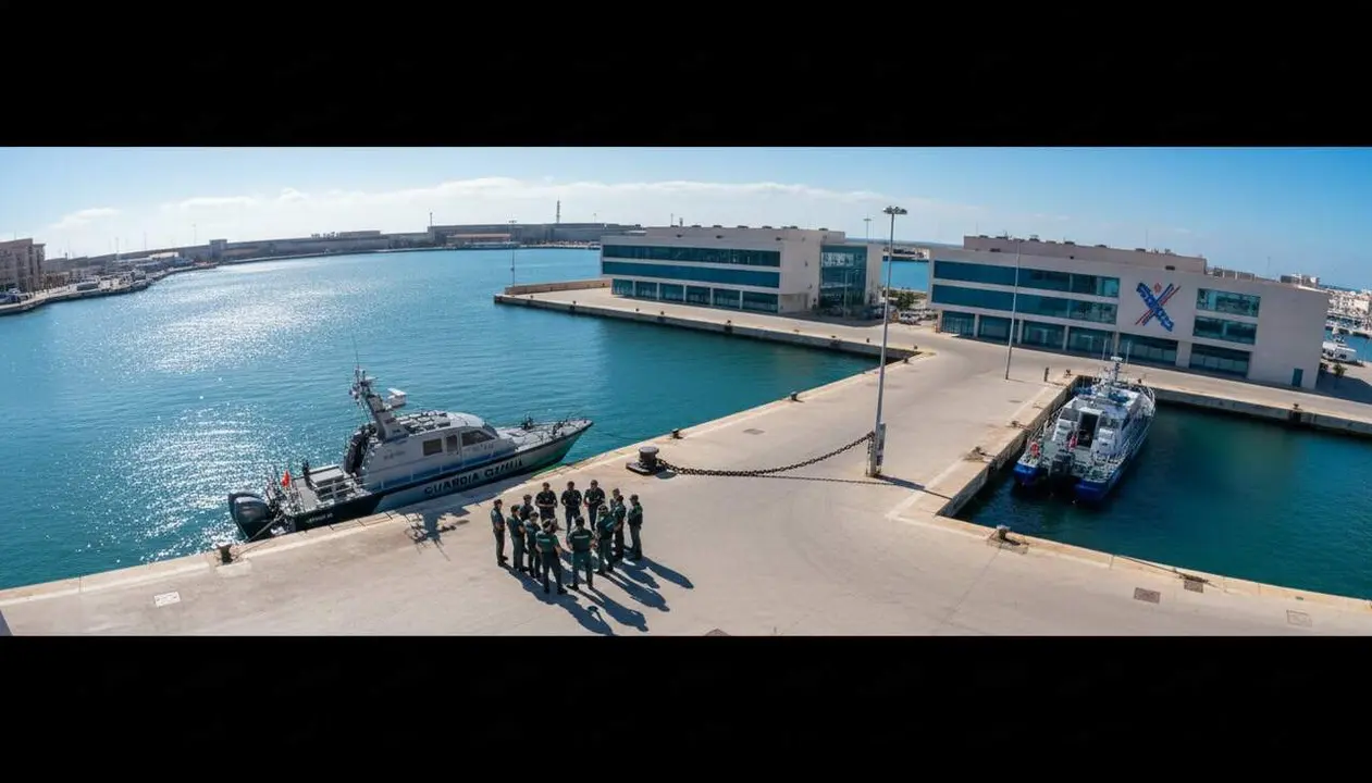  JUCIL rechaza la cesi&oacute;n de espacios del puerto de Tarragona a los Mossos d'Esquadra - Imagen generada por IA 