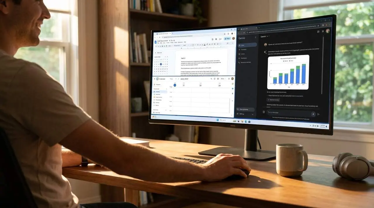  Cinc funcions sorprenents de Gemini per a Windows per millorar la productivitat - Imagen generada por IA 