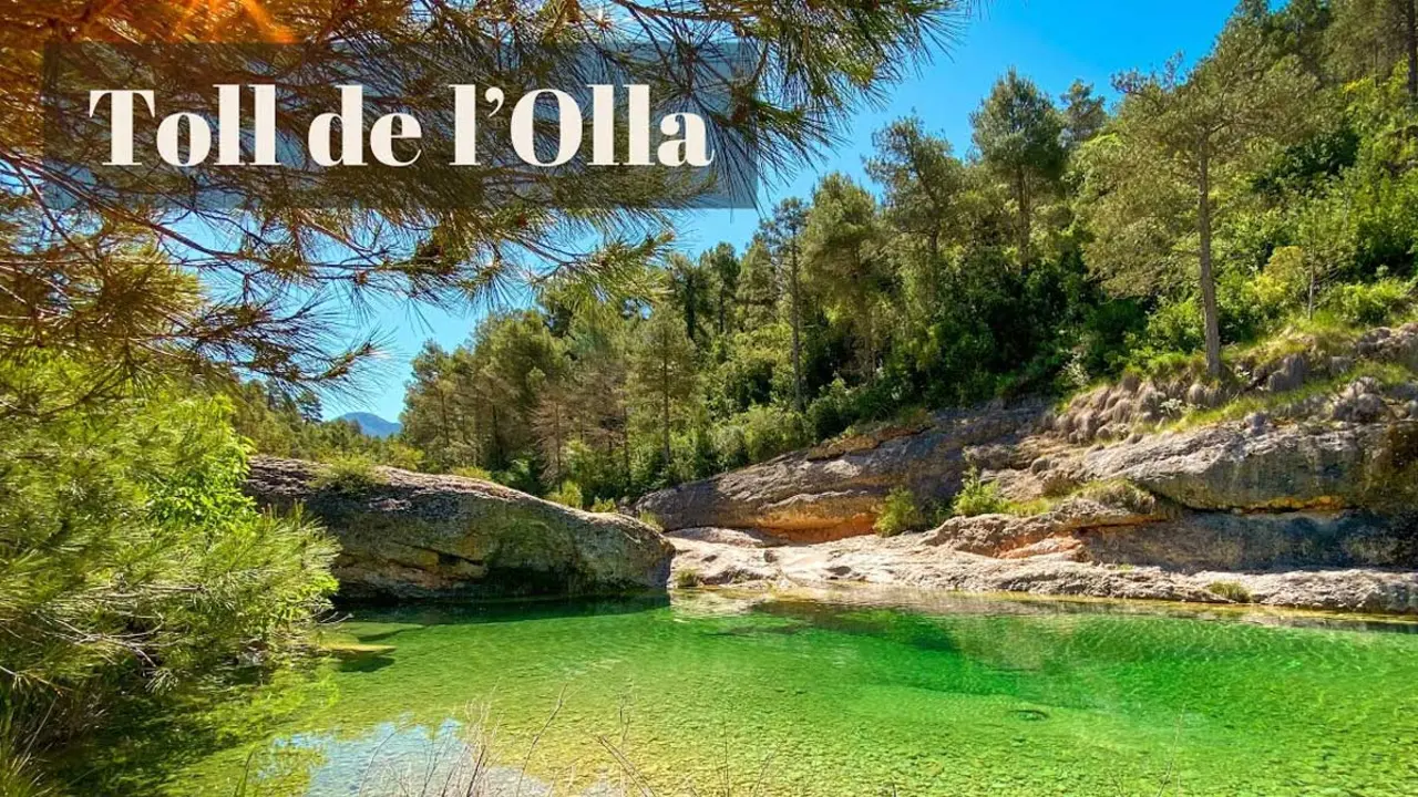 Piscina natural Toll de l&rsquo;Olla a Farena