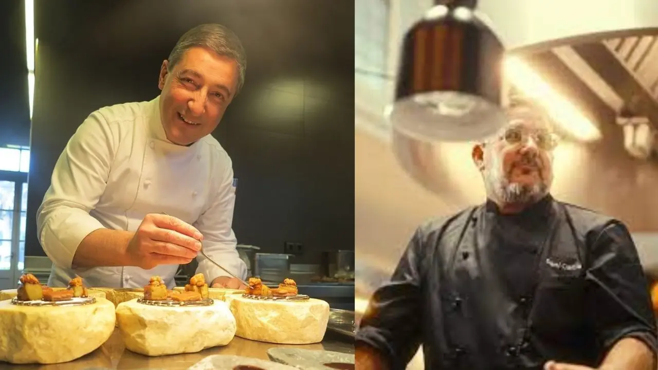 Joan Roca homenatjat per m&eacute;s de 70 estrelles Michelin. Wikipedia / Instagram @danigarcia7