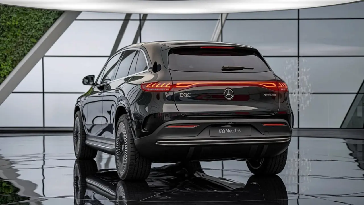 Mercedes EQE i EQE SUV aparcats en un entorn urb&agrave;