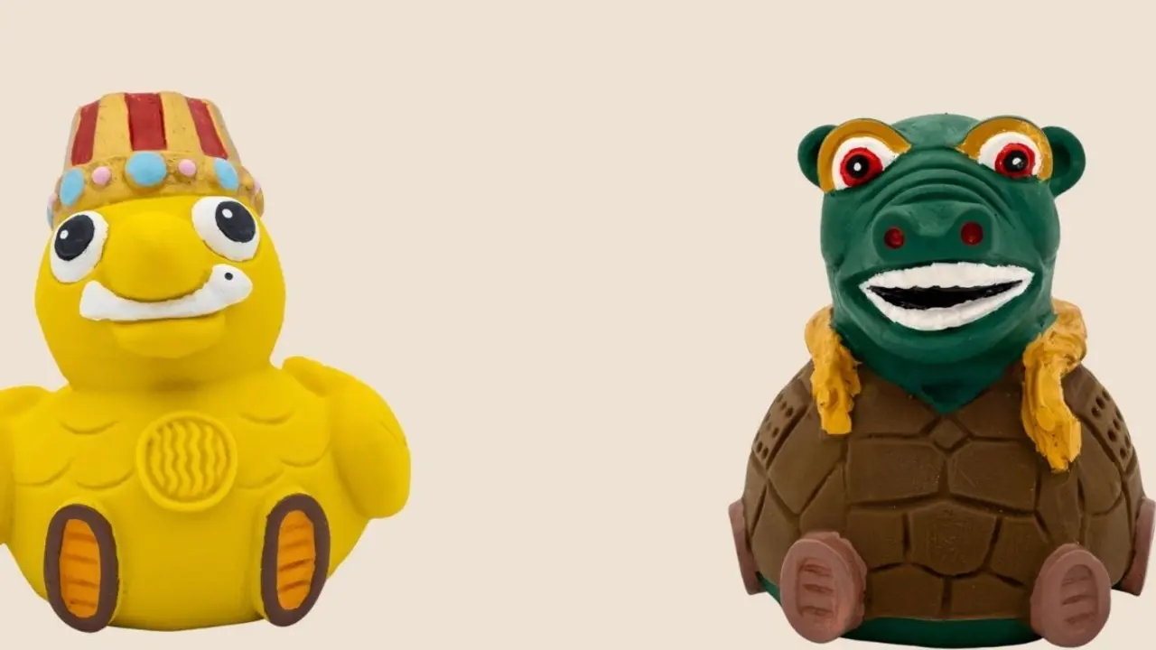 Patitos de goma del Seguici Festiu de Tarragona. amparitos.cat