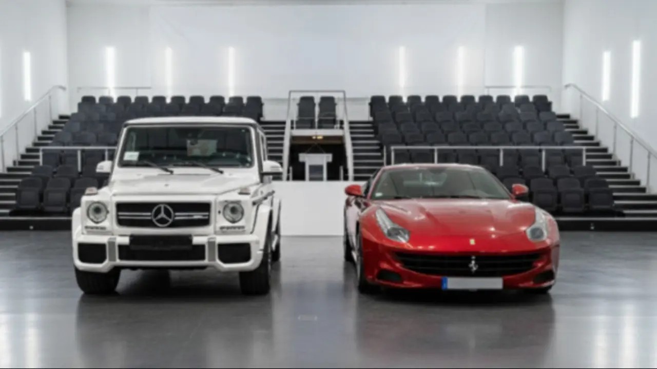 Ferrari i Mercedes decomissats en subhasta p&uacute;blica. Escrapalia.