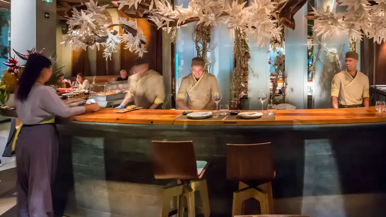 Restaurant japon&egrave;s Ikibana a Barcelona. Imatge ikibana.com