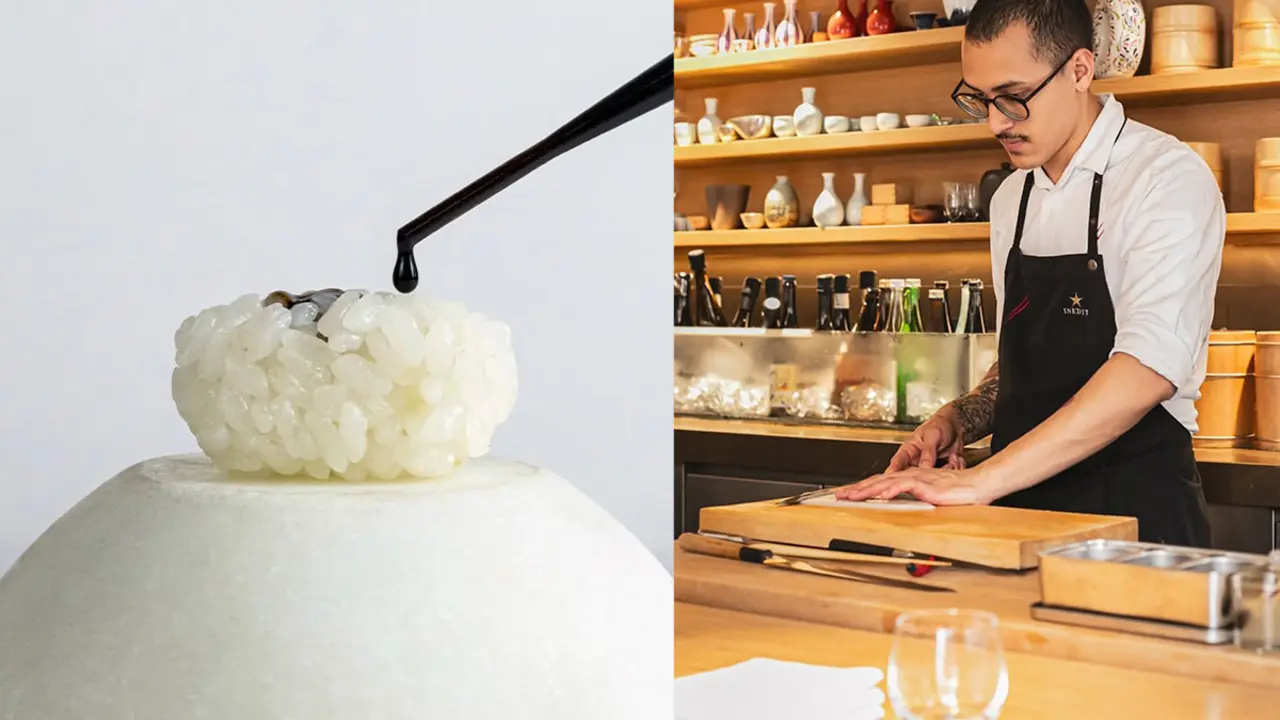 Marc-Andr&eacute; Ter Stegen en un restaurant del Raval de Barcelona. Instagram @dospalillos