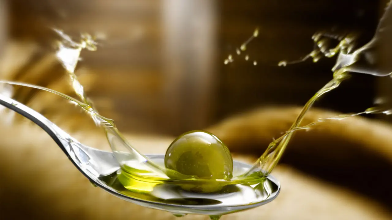 Ampolla d&rsquo;oli verge extra de Tarragona amb fons japon&egrave;s