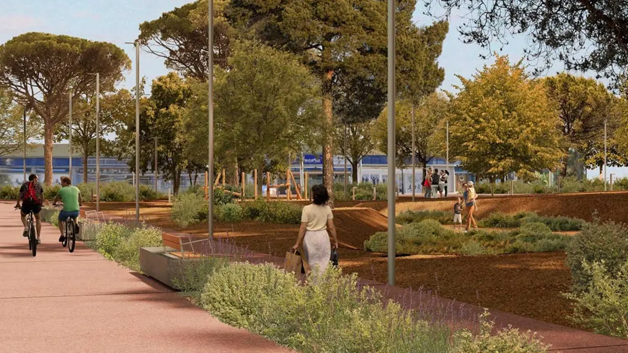 Parc del Port de Tarragona, nova zona verda al Mediterrani. Imatge porttarragona.cat