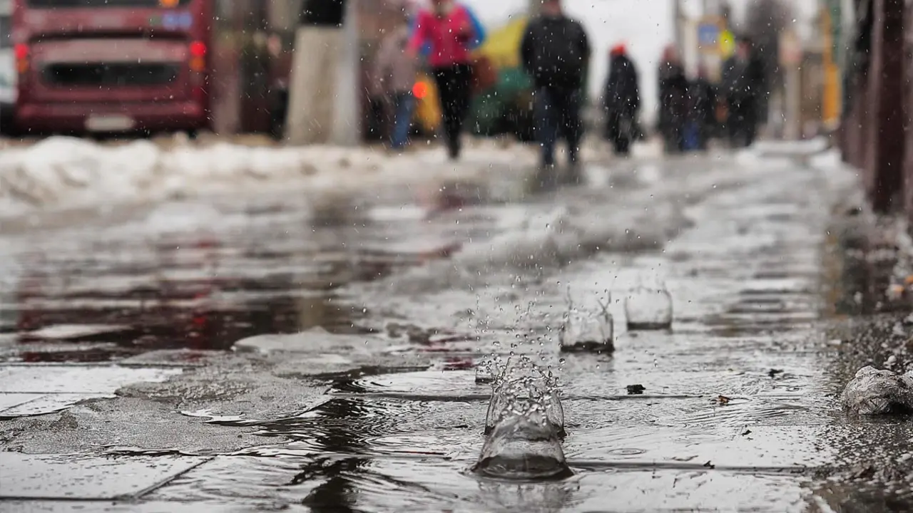Vehicles atrapats per la pluja al delta de l&rsquo;Ebre