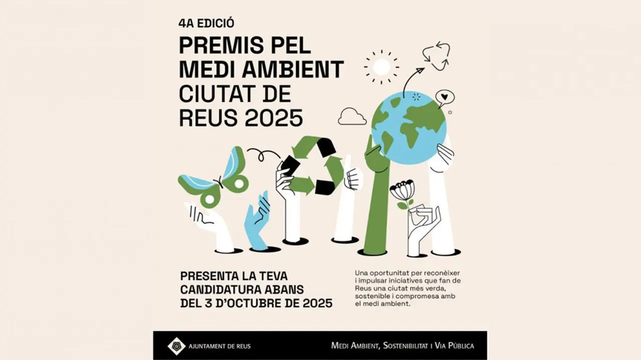 Premis Medi Ambient Ciutat de Reus 2025 cartell