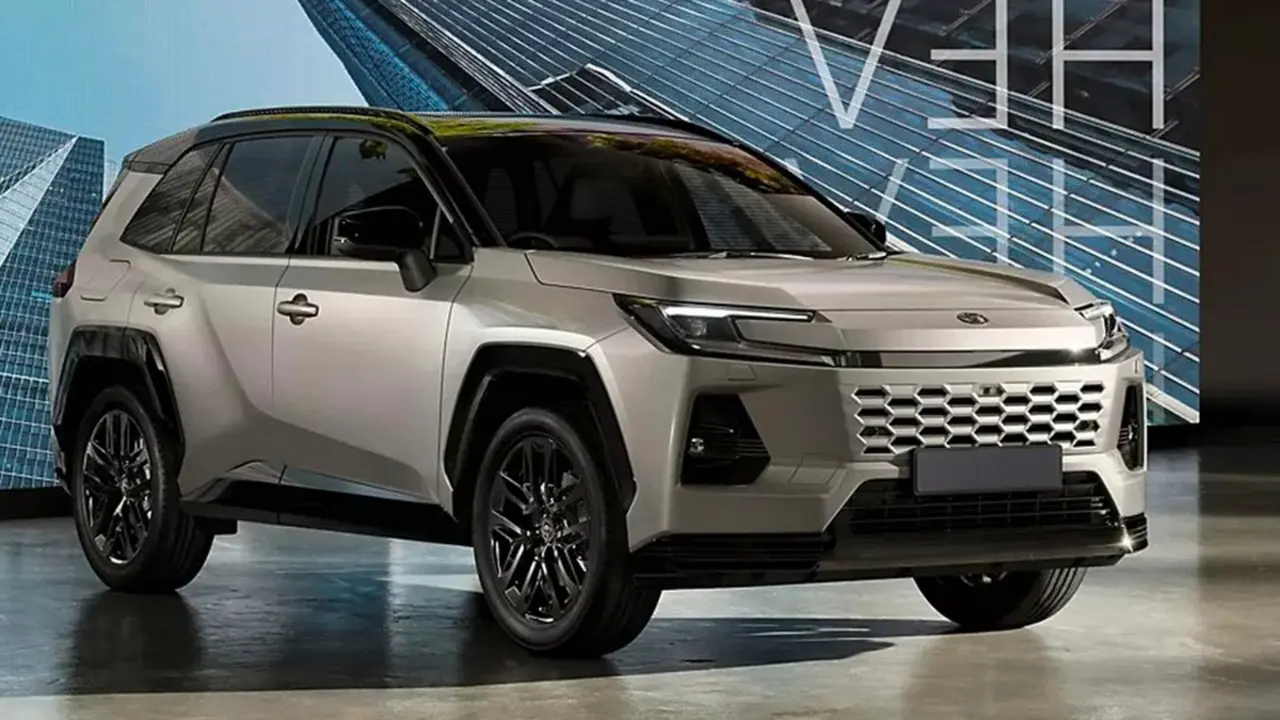 Toyota RAV4 2026 a Europa: frontal i perfil, acabat esportiu. Toyota.