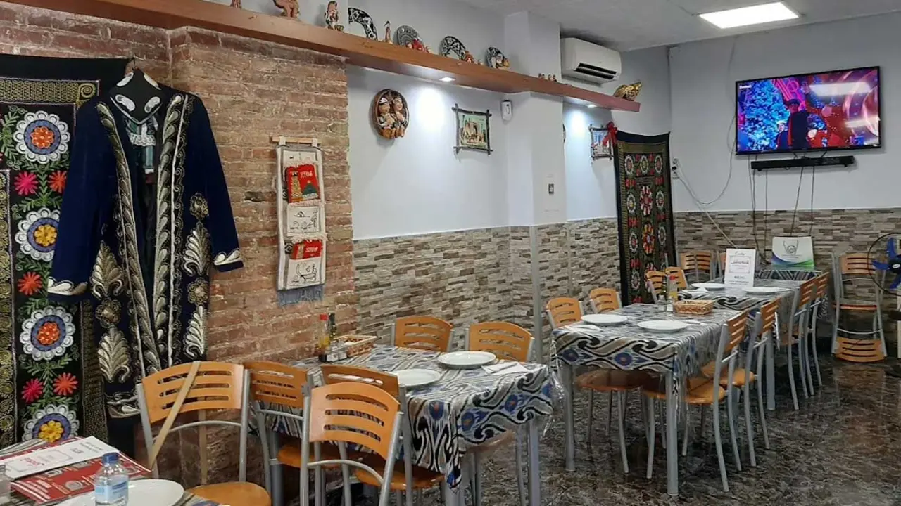 Plov uzbek al restaurant Samarkand, Barcelona
