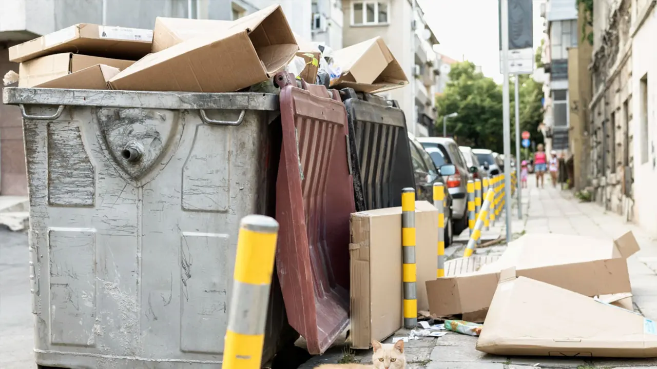 Contenidors desbordats a Tarragona