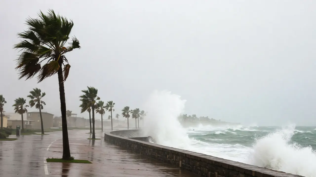 Temporal de vent al litoral de Tarragona