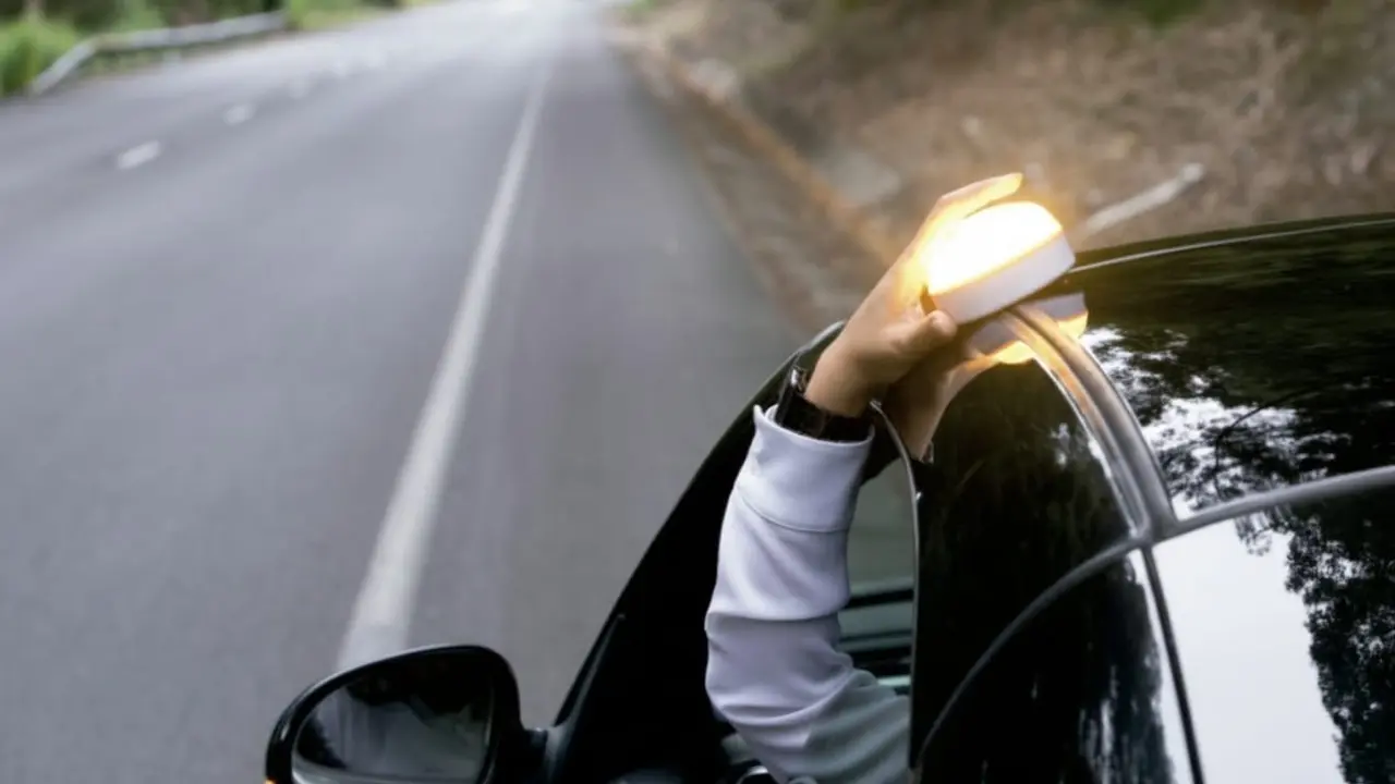 Imatge de les balizes V16 esgotades a Tarragona: alta demanda i obligatori &uacute;s des de 2023