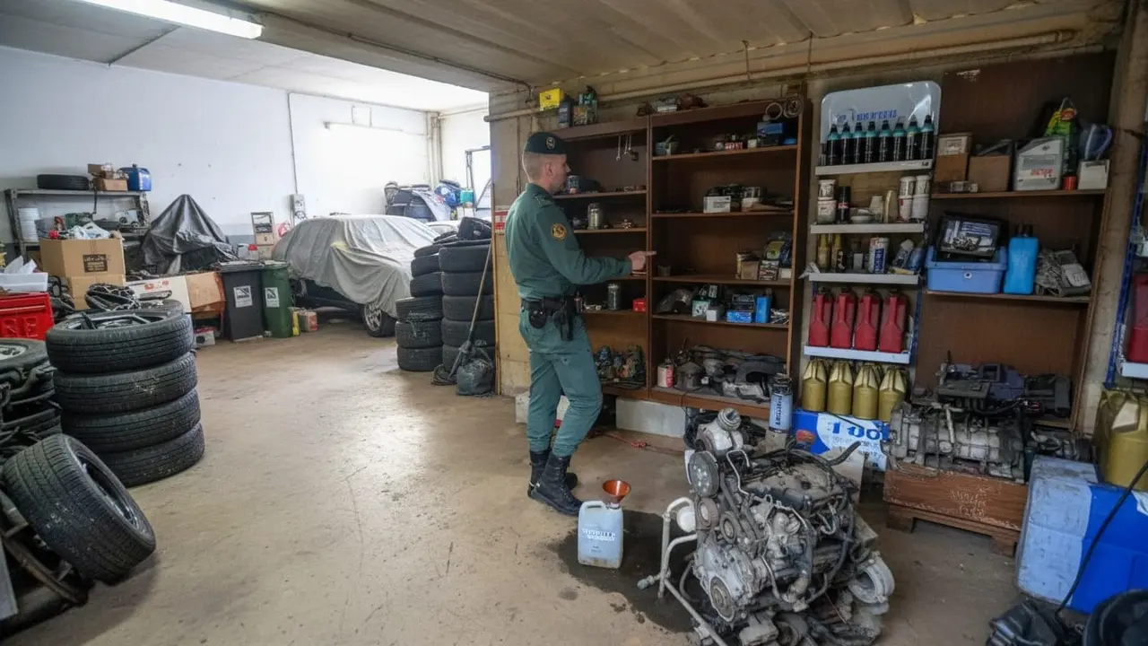 Taller mec&agrave;nic clandest&iacute; al Baix Ebre: irregularitats i sancions descobertes per la Gu&agrave;rdia Civil