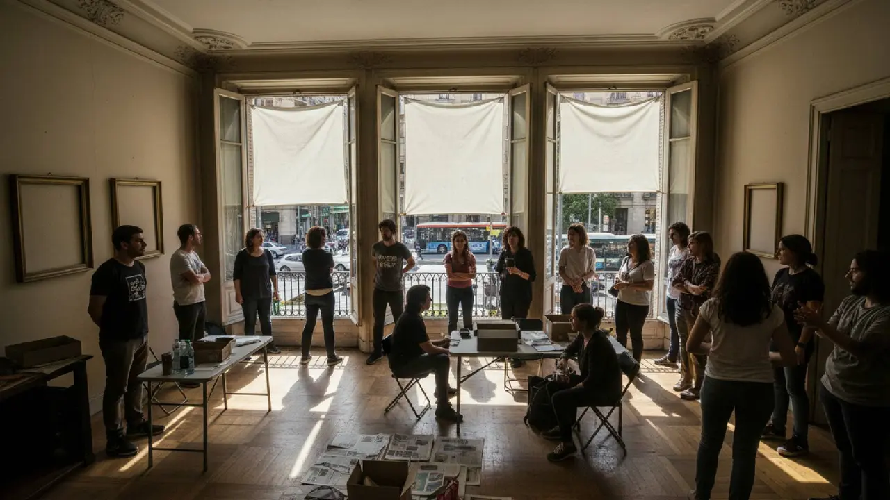 Un micr&ograve;fon obert i un debat que ning&uacute; vol assumir. Inquiocupaci&oacute; "legalitzada...?"