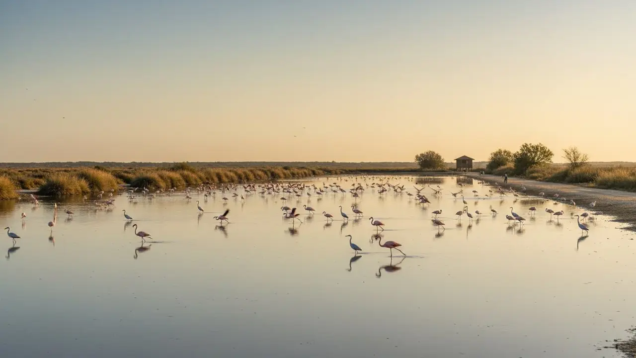 Illa de Buda al Delta de l&rsquo;Ebre, natura salvatge i aiguamolls prop de Sant Jaume d&rsquo;Enveja