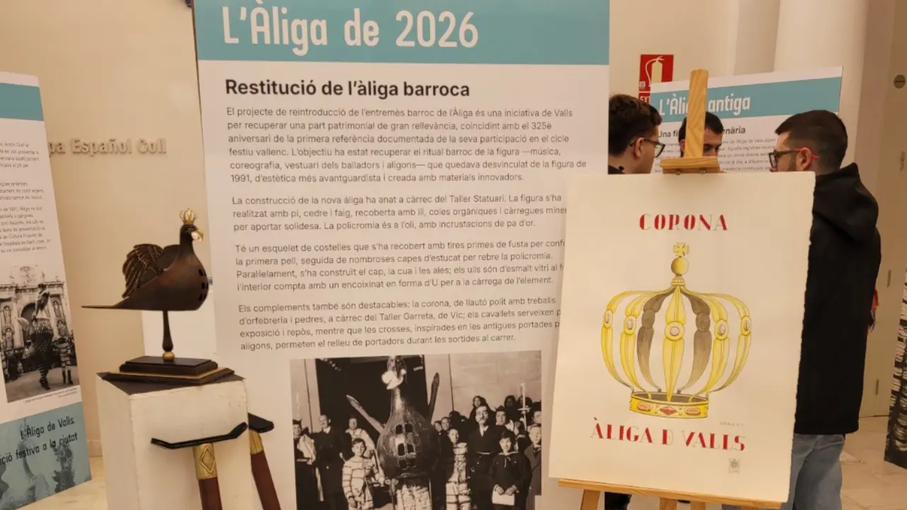 La majestuosa &Agrave;liga de Valls en plena exhibici&oacute;n por su 325 aniversario que cautiva a todos los visitantes