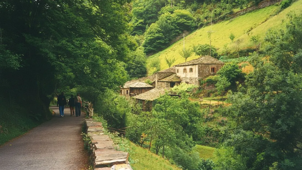 Os Teixois, Cant&agrave;bria. Foto de Wikimedia Commons.