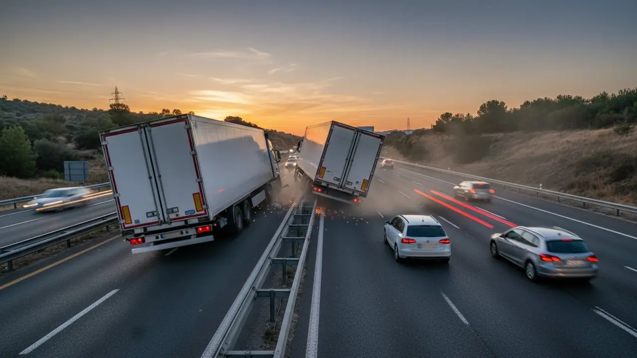 Continua tallada la AP-7 a L'Hospitalet