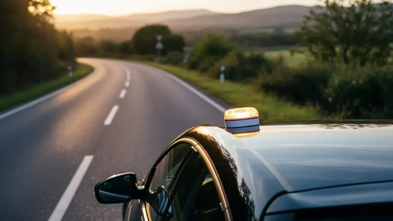 Dispositiu balisa V16 aprovat per Brussel&middot;les per millorar la seguretat vial a Espanya eliminant l&rsquo;&uacute;s del triangle tradicional