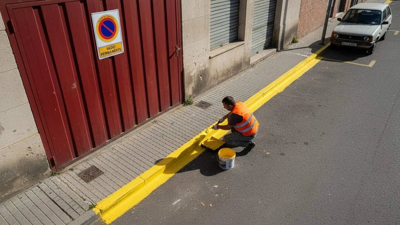 vei-pinta-un-vado-sense-placa-oficial-aixo-diu-la-