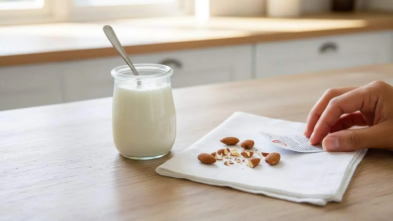 Alerta sanit&agrave;ria per retirada de iogur amb ametlles no declarades que afecta consumidors al&middot;l&egrave;rgics a Espanya