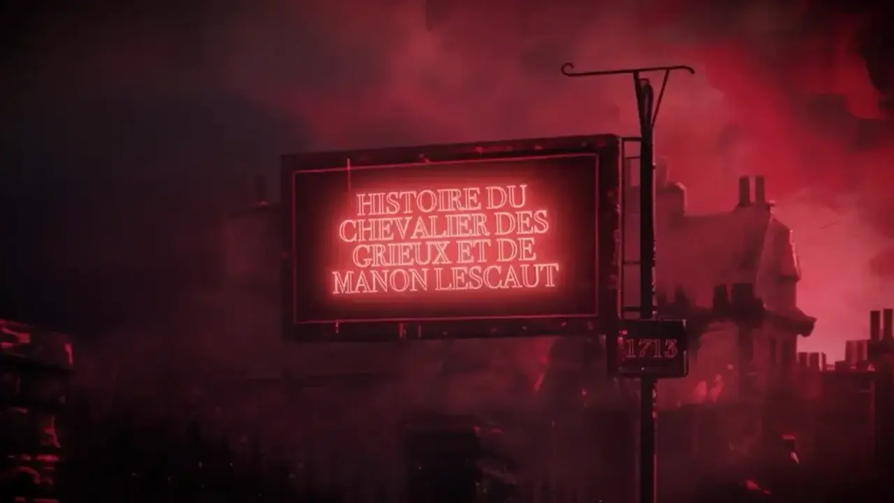 Manon Lescaut, edici&oacute; 2026, potser la versi&oacute; m&eacute;s transgressora de l'&ograve;pera de Giacomo Puccini. Imatge del v&iacute;deo promocional de l'obra.