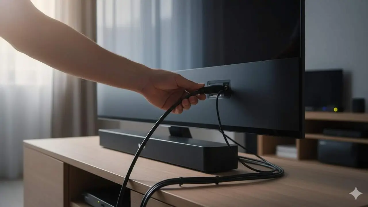 Connexi&oacute; HDMI ARC en Smart TV per millorar l'&agrave;udio i simplificar la configuraci&oacute; del teu entreteniment a casa
