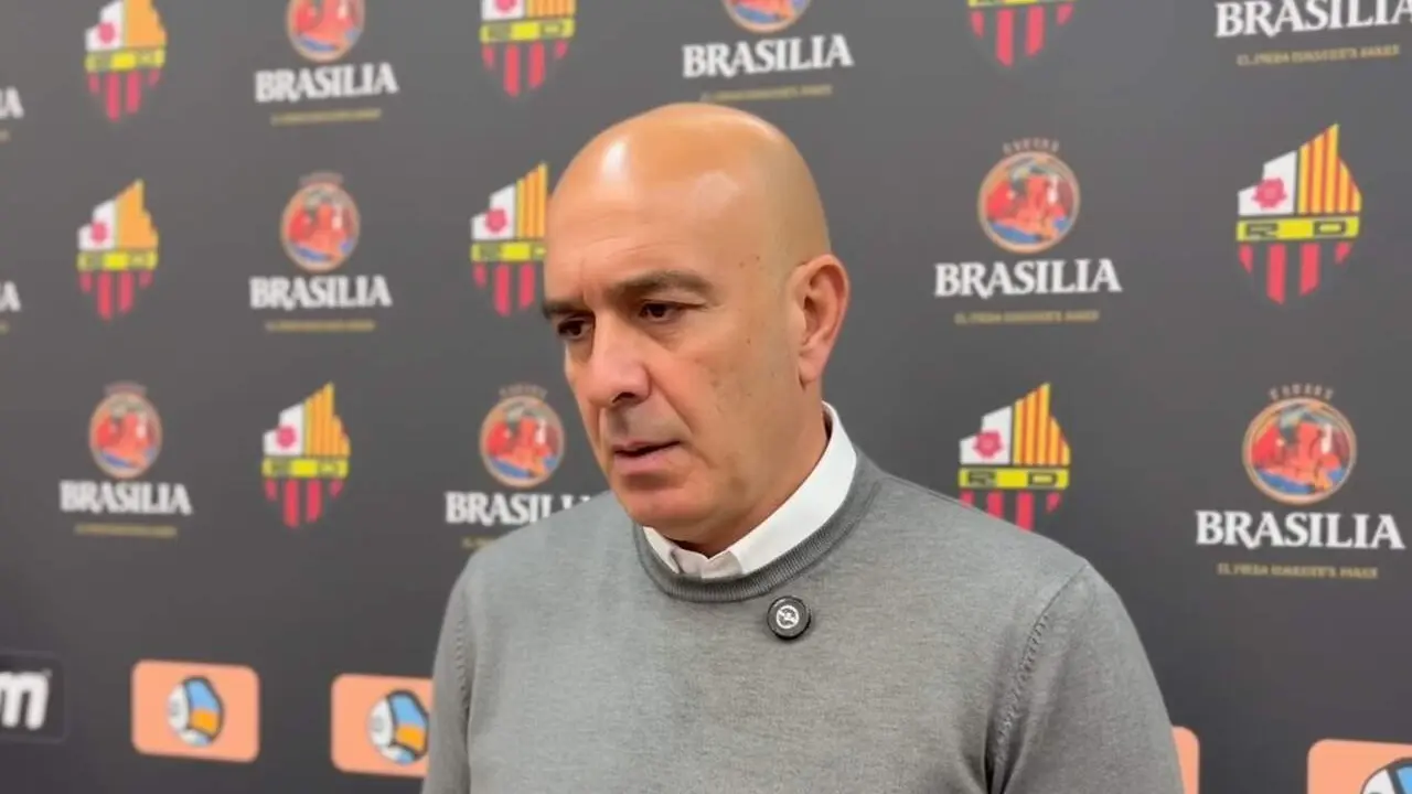 Jordi Garcia comenta la derrota del Reus contra el Voltreg&agrave; en una roda de premsa despr&eacute;s del partit