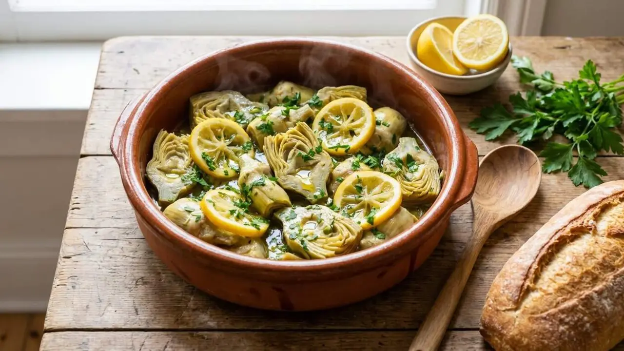 Karlos Argui&ntilde;ano revela el truc infal&middot;lible per preparar alcachofes guisades amb llimona que no s&rsquo;oxidin ni perdin sabor