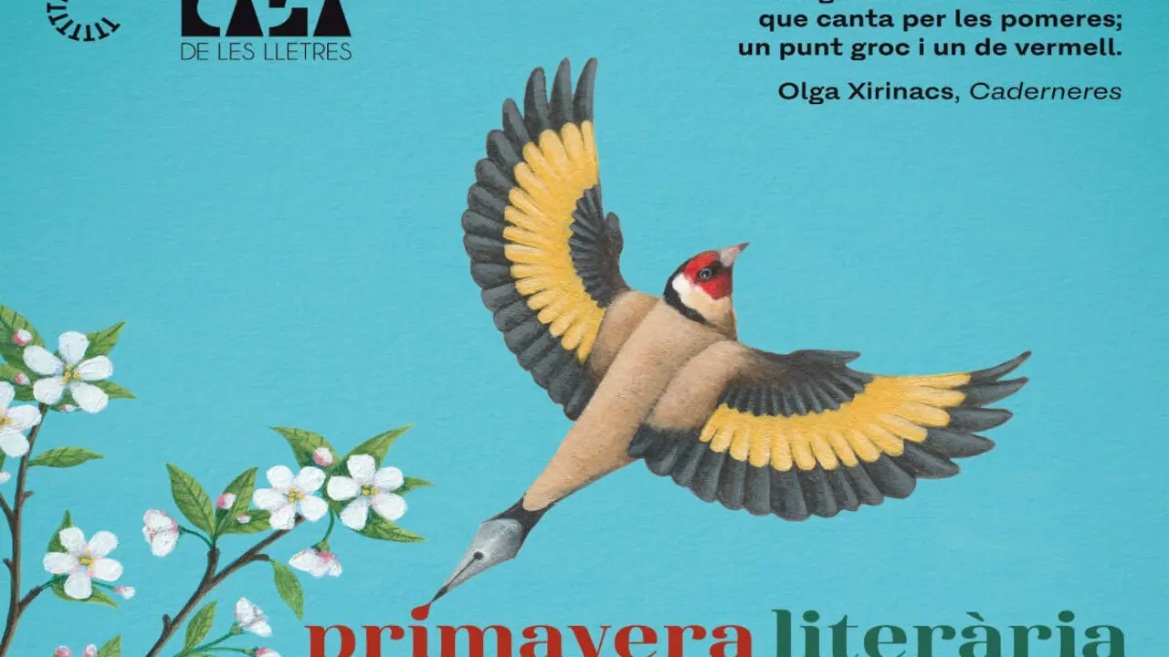Fragment del cartell oficial de la Primavera Liter&agrave;ria 2026, a Tarragona.