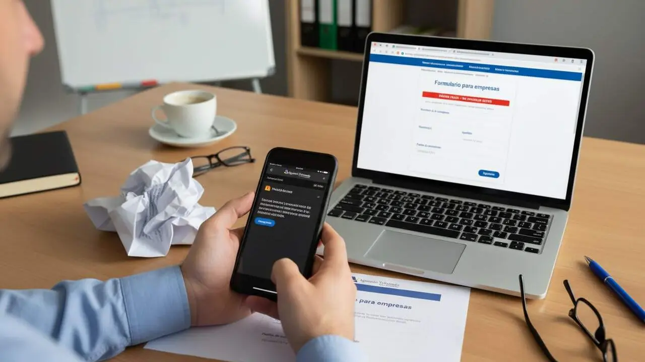 Alerta de correus electr&ograve;nics falsos que suplanten Hisenda per robar dades personals amb formularis fraudulents &mdash; Imagen generada por IA