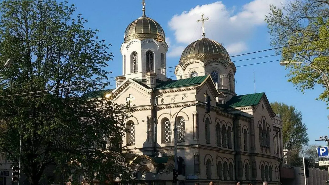 Catedral ortodoxa de la Transfiguraci&oacute; del Salvador, a Chisinau, Mold&agrave;via.