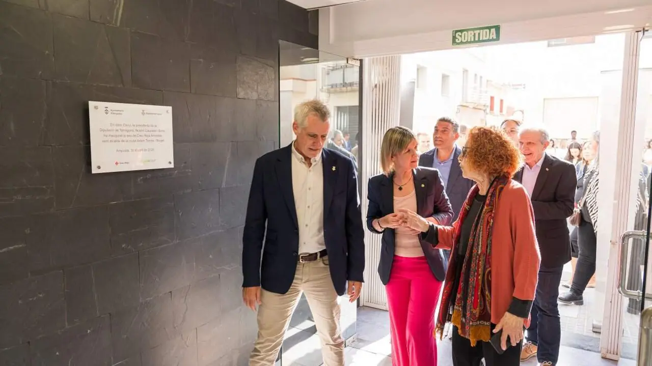  Nova seu de Creu Roja a Amposta amb 436 metres quadrats i un augment de l'atenci&oacute; social a la ciutat &mdash; Imagen de la Fuente 