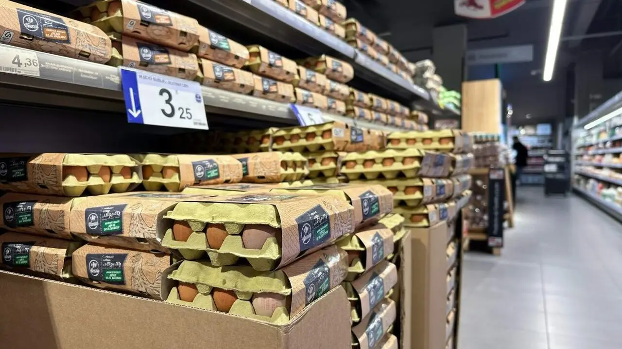  Canvi del preu dels ous als supermercats el 2026 amb oferta exclusiva per a nous subscriptors &mdash; Imagen generada por IA 