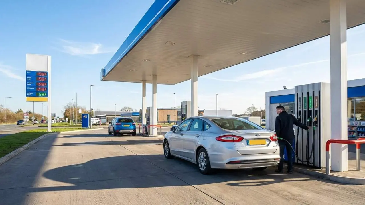Juan Jos&eacute; Ebenezer debat sobre la efic&agrave;cia decreixent de la gasolina en comparaci&oacute; amb el di&egrave;sel avui &mdash; Imagen generada por IA