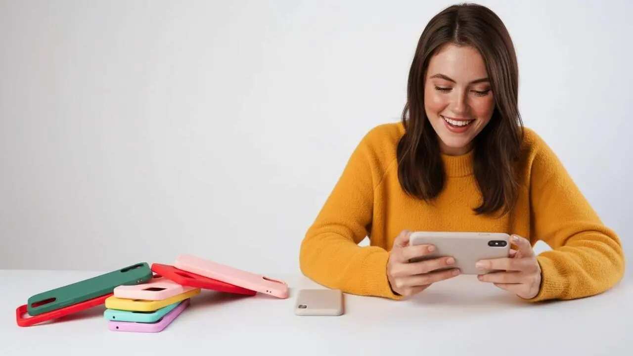  Tel&egrave;fons m&ograve;bils sense funda amb materials resistents com Gorilla Glass i Ceramic Shield per una protecci&oacute; elegant i pr&agrave;ctica &mdash; Imagen generada por IA 