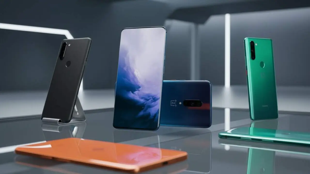 Els cinc m&ograve;bils m&eacute;s innovadors de OnePlus abans de la retirada definitiva del mercat europeu. Imatge generada amb IA.