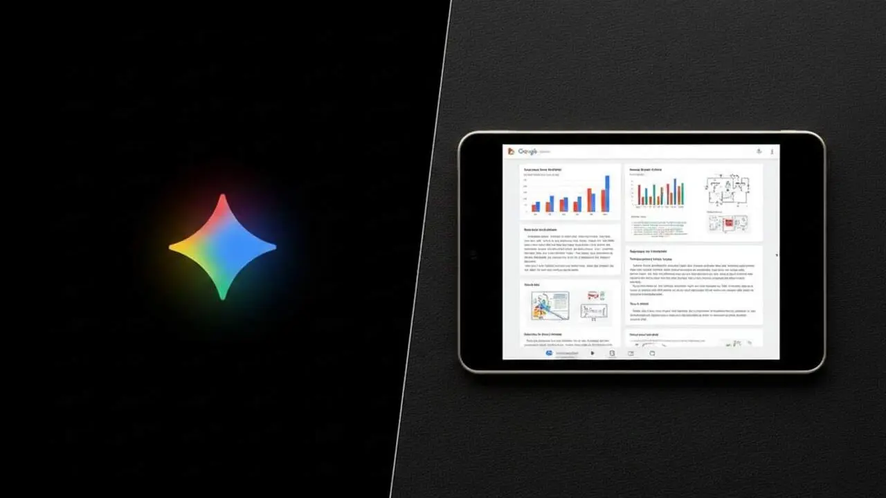  Google Gemini crea documents Excel i PDFs r&agrave;pidament per estalviar temps amb intel&middot;lig&egrave;ncia artificial avan&ccedil;ada &mdash; Imagen generada por IA 
