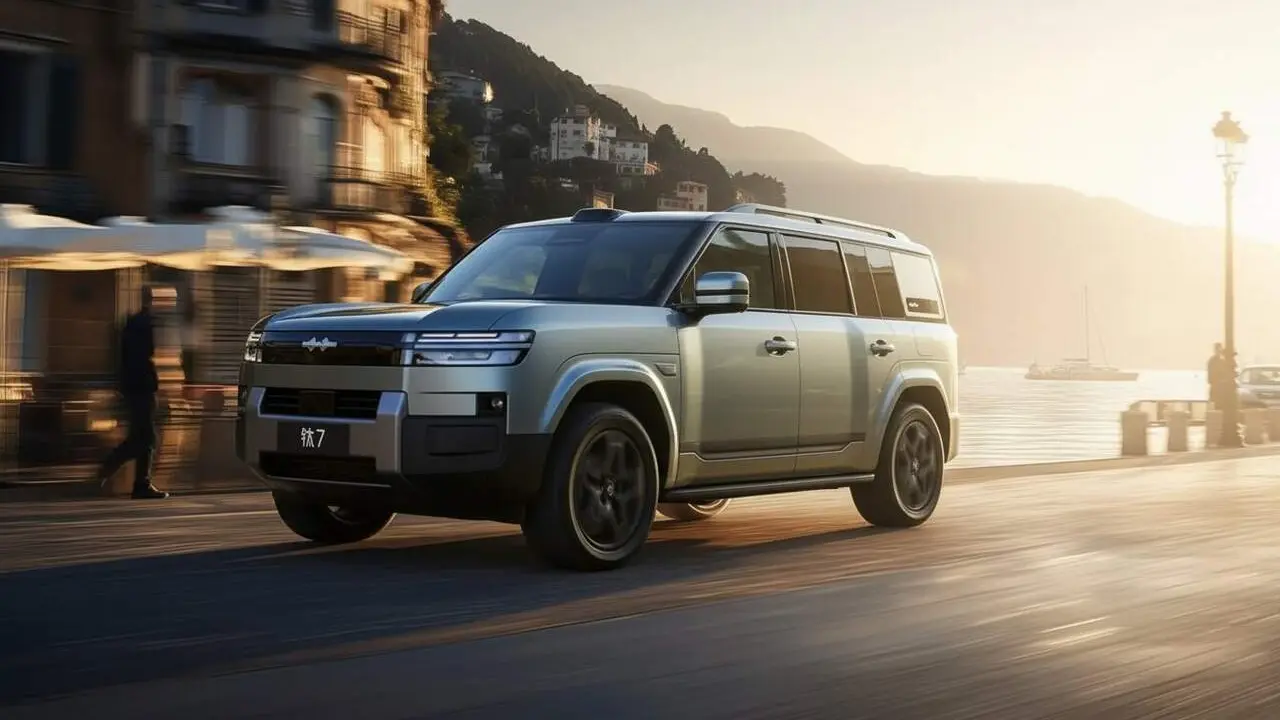  BYD presenta el nou 4x4 el&egrave;ctric amb 755 km d&rsquo;autonomia i c&agrave;rrega r&agrave;pida en nom&eacute;s 9 minuts &mdash; Imagen generada por IA 