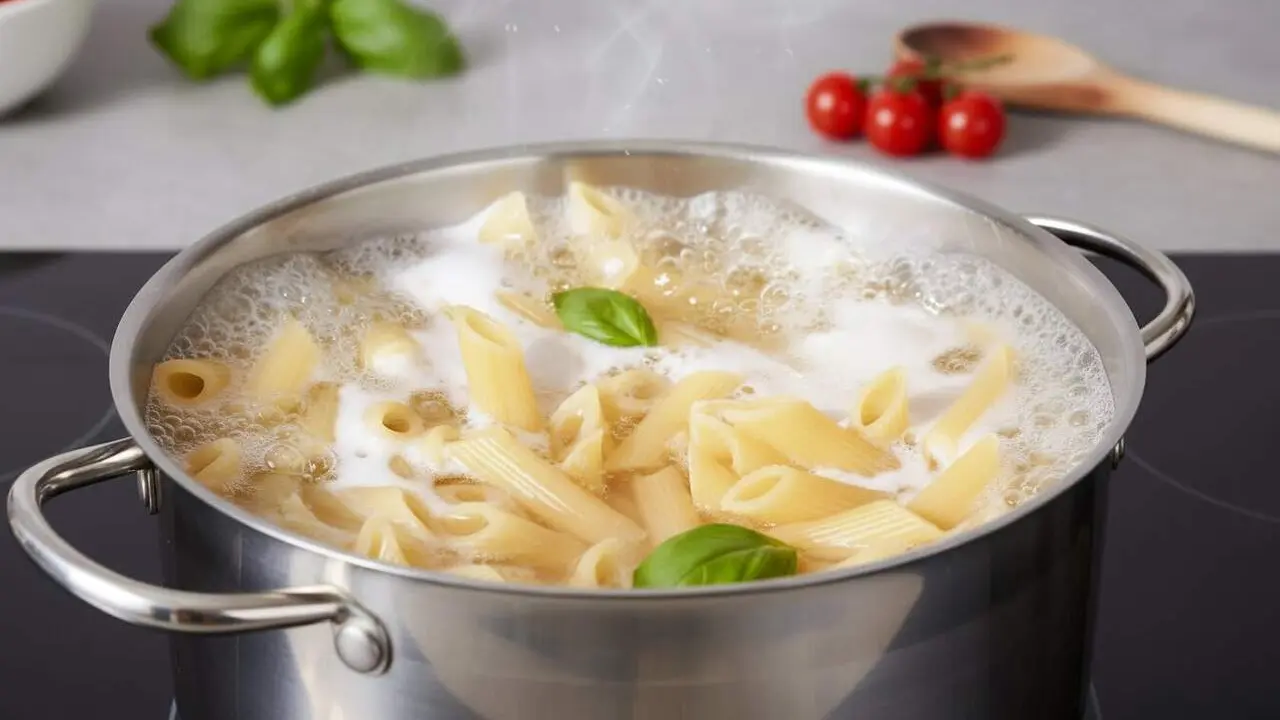 Cuiners espanyols i italians preparant pasta perfecta amb t&egrave;cniques tradicionals i ingredients frescos &mdash; Imagen generada por IA 