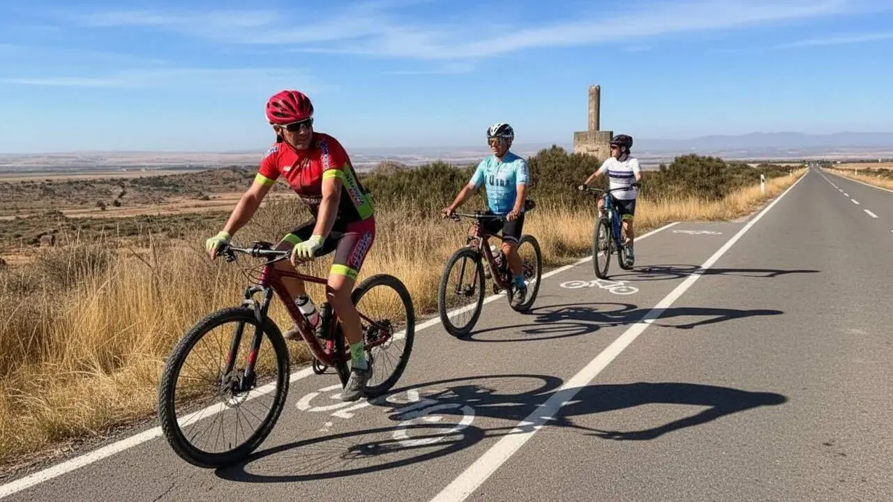  Nou reglament del BOE elimina ciclistes als arcenes i impulsa la creaci&oacute; de carrils bici segregats a les carreteres estatals &mdash; Imagen generada por IA 
