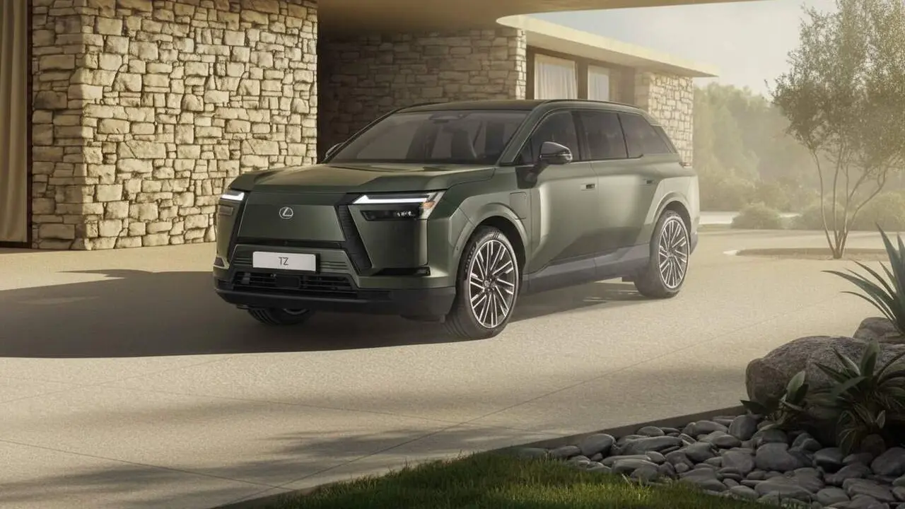  Lexus TZ SUV el&egrave;ctric de 6 places amb m&eacute;s de 400 cavalls i interior de luxe espai&oacute;s i futurista &mdash; Imagen generada por IA 