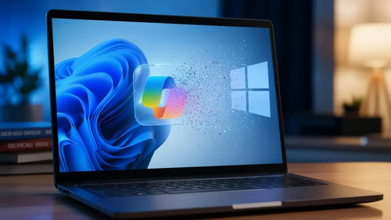  Windows 11 elimina Microsoft Copilot per millorar el rendiment i evitar funcions d&rsquo;IA innecess&agrave;ries &mdash; Imagen generada por IA 