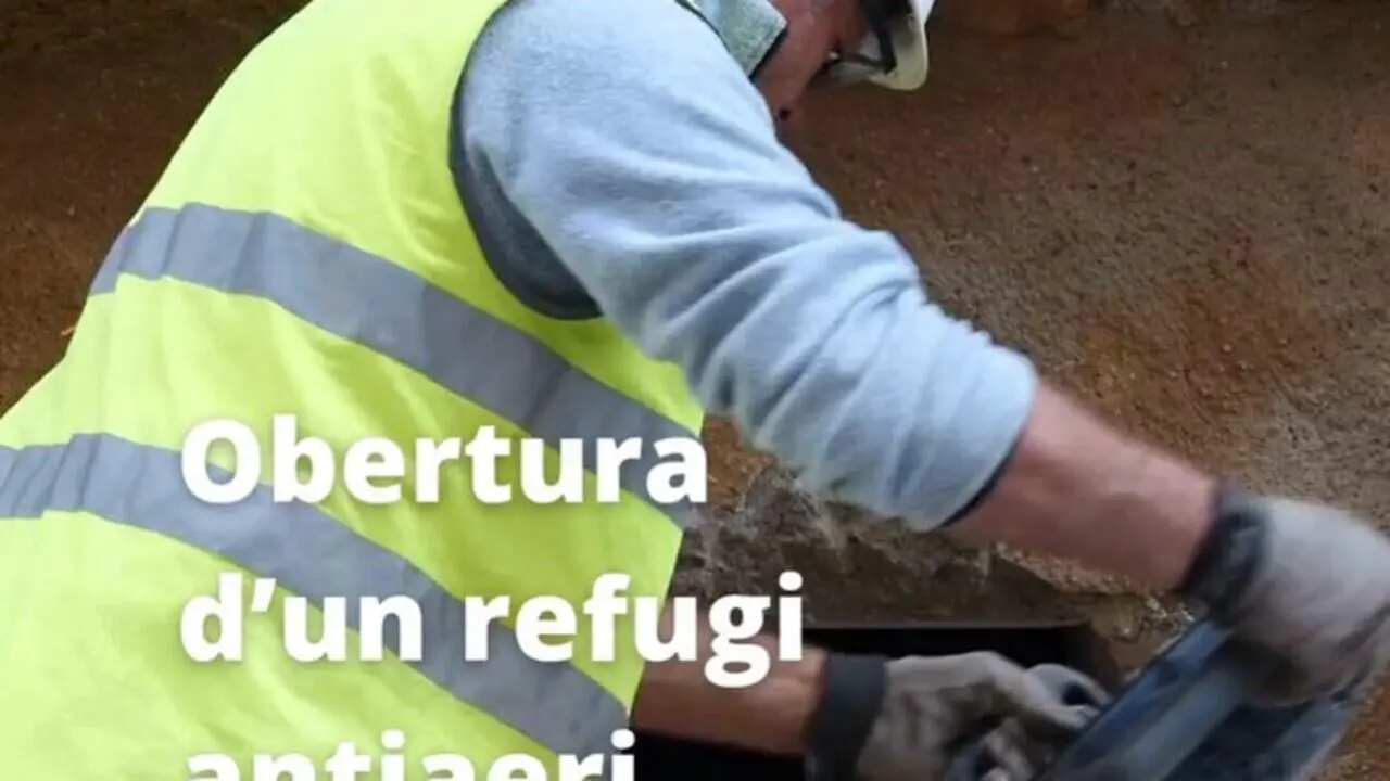  Refugi antiaeri hist&ograve;ric de Tarragona obert despr&eacute;s de 80 anys amb suport de drons i dotacions d&rsquo;emerg&egrave;ncia &mdash; Imagen de la Fuente 