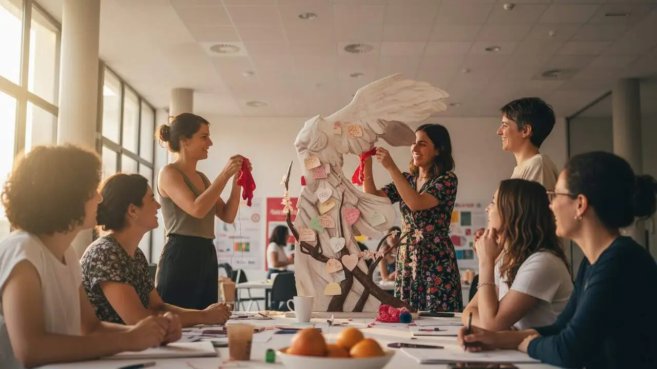  Amposta organitza activitats educatives per trencar tab&uacute;s sobre la regla i promoure la salut menstrual &mdash; Imagen generada por IA 