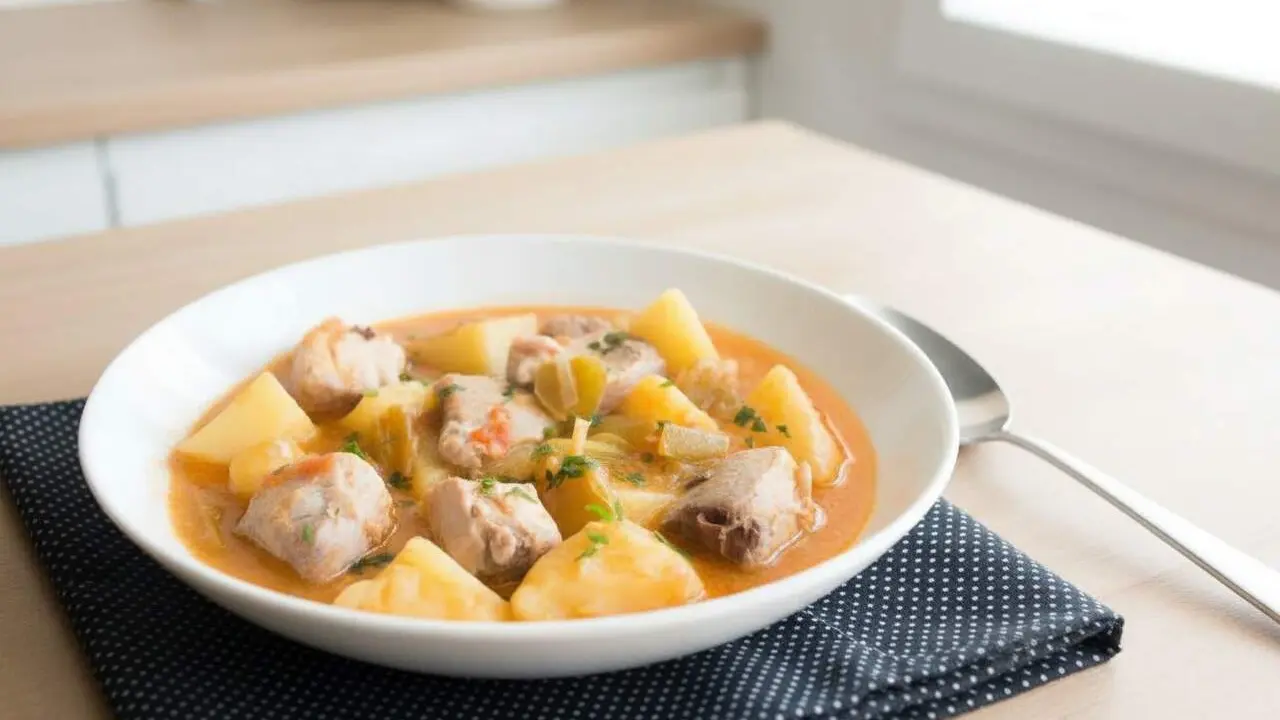  Marmitako tradicional amb peix fresc i caldo casol&agrave; a Tarragona, un plat que encanten els xefs locals &mdash; Imagen generada por IA 