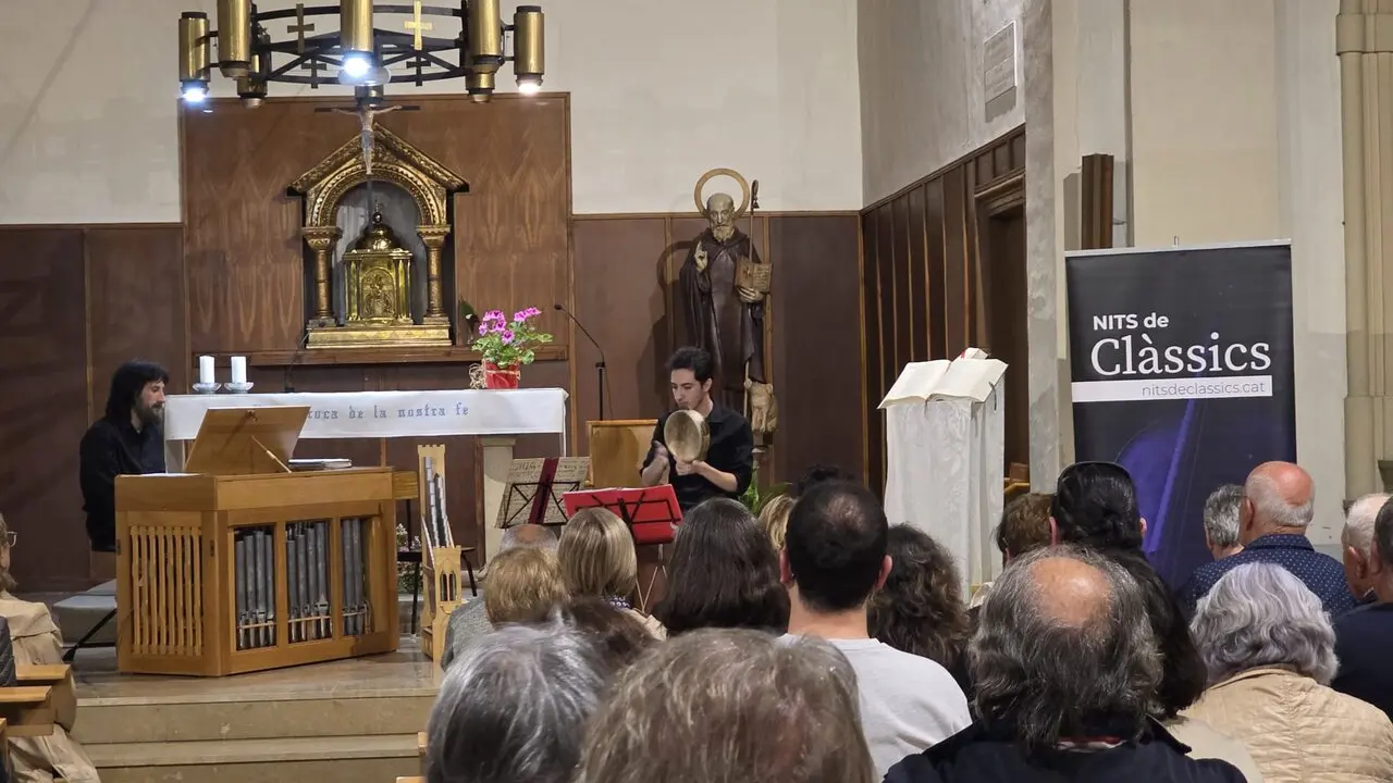 "De can&ccedil;ons, balls i variacions". Nit de Cl&agrave;ssics a l'esgl&eacute;sia de Sant Antoni el passat 12 de maig.